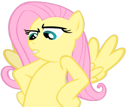 Size: 4000x3415 | Tagged: safe, artist:stinkehund, fluttershy, pegasus, pony, dragonshy, absurd resolution, simple background, transparent background, vector