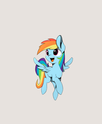 Size: 923x1113 | Tagged: safe, artist:chrispowa, derpibooru import, rainbow dash, pegasus, pony, atg 2017, cute, dashabetes, happy, newbie artist training grounds, simple background, solo