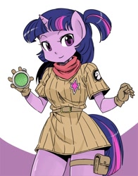 Size: 550x700 | Tagged: safe, artist:shepherd0821, derpibooru import, twilight sparkle, anthro, ambiguous facial structure, bulma, dragon ball, parody