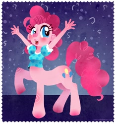 Size: 564x602 | Tagged: safe, artist:chelseyholeman, pinkie pie, centaur, ponytaur, solo