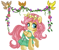 Size: 999x842 | Tagged: safe, artist:schnuffitrunks, fluttershy, pegasus, pony, female, mare, pink mane, yellow coat