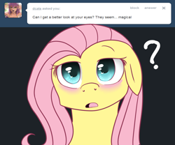 Size: 1200x1000 | Tagged: safe, artist:darkaiya, fluttershy, pegasus, pony, ask, ask sombershy, tumblr