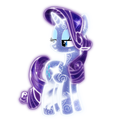 Size: 900x885 | Tagged: safe, artist:sylphastiel, rarity, pony, unicorn, female, horn, mare, solo, white coat