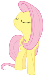 Size: 1600x2720 | Tagged: safe, artist:mihaaaa, fluttershy, pegasus, pony, simple background, solo, transparent background, vector