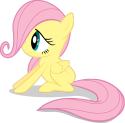 Size: 1035x1019 | Tagged: safe, artist:mihaaaa, fluttershy, pegasus, pony, artifact, female, filly, filly fluttershy, simple background, solo, transparent background, vector, younger