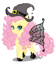 Size: 3000x3994 | Tagged: safe, artist:karlosbaygorriakb, fluttershy, pegasus, pony, alternate hairstyle, clothes, costume, solo