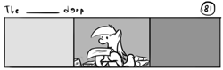 Size: 802x253 | Tagged: safe, artist:tetrapony, derpy hooves, pegasus, pony, comic:the daily derp, comic, female, mare