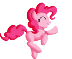 Size: 984x812 | Tagged: safe, artist:quarium, pinkie pie, earth pony, pony, blank flank, female, mare, pink coat, pink mane, solo