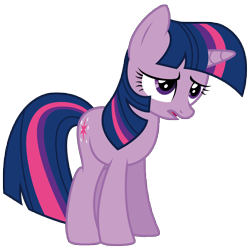 Size: 8192x8081 | Tagged: safe, artist:thatguy1945, derpibooru import, twilight sparkle, unicorn twilight, unicorn, absurd resolution, sad, simple background, solo, transparent background, vector