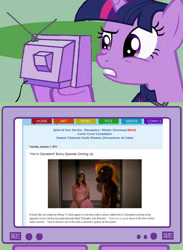 Size: 563x771 | Tagged: safe, derpibooru import, twilight sparkle, cosplay, exploitable meme, hot in cleveland, meme, prince silversaddle, tv meme