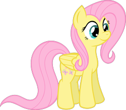 Size: 6461x5662 | Tagged: safe, artist:wildtiel, fluttershy, pegasus, pony, absurd resolution, simple background, solo, transparent background, vector