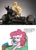 Size: 400x560 | Tagged: safe, pinkie pie, chicken, earth pony, pony, chick, exploitable meme, phone, phone meme, scootachicken, stop calling me