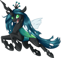 Size: 1077x1029 | Tagged: safe, artist:fizzy-dog, queen chrysalis, changeling, changeling queen, female, simple background, solo, transparent background