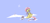 Size: 1000x450 | Tagged: safe, artist:ratchatter, angel bunny, fluttershy, pegasus, pony, clothes, scarf, snow, snowfall