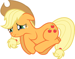 Size: 10000x7955 | Tagged: safe, artist:teiptr, applejack, earth pony, pony, absurd resolution, breakdown, crying, depressed, hat, sad, simple background, teary eyes, transparent background, vector