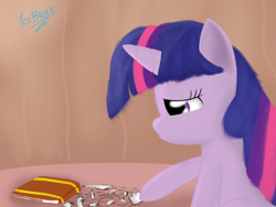 Size: 2000x1500 | Tagged: safe, artist:icebreak23, derpibooru import, twilight sparkle, book, paper, ripped to shreds, sad