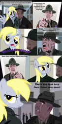 Size: 2550x5044 | Tagged: safe, artist:pipersack, derpy hooves, pegasus, pony, derp, female, full metal jacket, gunnery sergeant hartman, mare, parody, war face