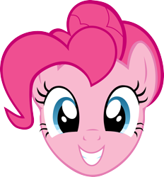 Size: 2012x2168 | Tagged: safe, artist:areyesram, pinkie pie, earth pony, pony, mask, simple background, transparent background, vector