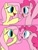 Size: 768x1024 | Tagged: safe, artist:biosonic100, fluttershy, pinkie pie, earth pony, pegasus, pony, female, mare, shocked