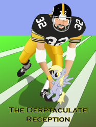 Size: 2500x3333 | Tagged: safe, artist:pipersack, derpy hooves, pegasus, pony, american football, female, mare, nfl, pittsburgh steelers