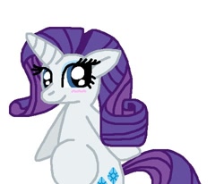 Size: 500x412 | Tagged: safe, artist:yoshachu, rarity, pony, unicorn, female, horn, mare, pregnant, white coat