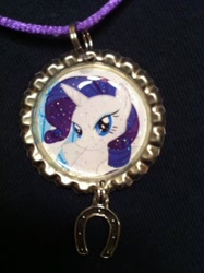 Size: 478x640 | Tagged: safe, rarity, pony, unicorn, female, horn, jewelry, mare, merchandise, necklace, solo