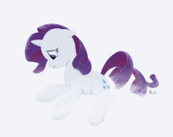 Size: 1245x990 | Tagged: safe, artist:sagebrushpony, rarity, pony, unicorn, female, horn, mare, sad, white coat