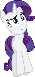 Size: 161x352 | Tagged: safe, artist:firestorm-can, rarity, pony, unicorn, simple background, svg, transparent background, vector