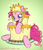 Size: 774x900 | Tagged: safe, artist:tt-n, pinkie pie, earth pony, pony, cake, clothes, costume, food, food costume, messy, wat