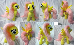 Size: 4500x2759 | Tagged: safe, artist:rens-twin, fluttershy, pony, irl, photo, plushie, solo