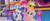 Size: 600x251 | Tagged: safe, derpibooru import, screencap, applejack, fluttershy, pinkie pie, rainbow dash, rarity, twilight sparkle, twilight sparkle (alicorn), alicorn, earth pony, pegasus, pony, unicorn, my little pony: the movie, hug, mane six