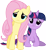 Size: 9508x10298 | Tagged: safe, artist:tryhardbrony, derpibooru import, fluttershy, twilight sparkle, pegasus, pony, absurd resolution, sad, simple background, transparent background, vector