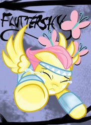 Size: 1829x2500 | Tagged: safe, artist:evangel-rising, fluttershy, pegasus, pony, crossover, street fighter, t. hawk, thunder hawk