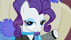 Size: 900x506 | Tagged: safe, artist:popuicat, rarity, pony, unicorn, clothes, dress, saloon dress