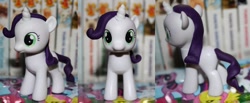 Size: 900x372 | Tagged: safe, artist:fluffly-bun, rarity, brushable, filly, irl, photo, toy