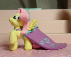 Size: 617x500 | Tagged: safe, artist:sanadaookmai, fluttershy, clothes, custom, doll, dress, irl, photo, royal wedding, toy