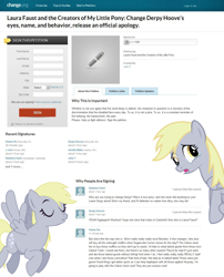 Size: 1108x1372 | Tagged: safe, derpy hooves, derpygate, fail, meta, obligatory pony, petition, text