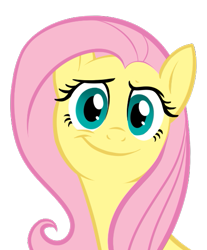 Size: 465x561 | Tagged: safe, artist:furseiseki, fluttershy, pegasus, pony, dreamworks face, fluttersmug, solo