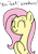 Size: 609x873 | Tagged: safe, artist:strangiesleepy, fluttershy, pegasus, pony, female, mare, pink mane, smiling, yellow coat