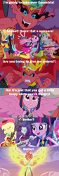 Size: 850x2520 | Tagged: safe, sunset satan, sunset shimmer, twilight sparkle, twilight sparkle (alicorn), alicorn, equestria girls, my past is not today, rainbow rocks, comic, good end, snickers, sunset phoenix, you're not you when you're hungry