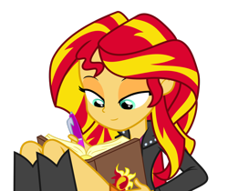 Size: 1024x860 | Tagged: safe, artist:s.guri, sunset shimmer, equestria girls, simple background, transparent background, vector