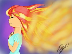 Size: 400x300 | Tagged: safe, artist:shadowwhisp013, sunset shimmer, equestria girls, solo, sunset phoenix