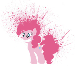 Size: 954x838 | Tagged: safe, artist:r0botosaurus, pinkie pie, earth pony, pony, female, mare, pink coat, pink mane, smiling, solo