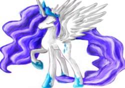 Size: 527x370 | Tagged: safe, artist:saltymccurdian16, rarity, alicorn, pony, alicornified, race swap, raricorn