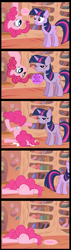 Size: 511x1795 | Tagged: safe, artist:cristal-of-light, derpibooru import, pinkie pie, twilight sparkle, earth pony, pony, unicorn, comic, duo, female, mare