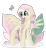 Size: 770x838 | Tagged: safe, artist:marisalle, fluttershy, crystal pony, pegasus, pony, female, mare