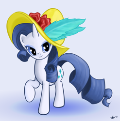Size: 900x911 | Tagged: safe, artist:the-paper-pony, rarity, pony, unicorn, female, horn, mare, white coat