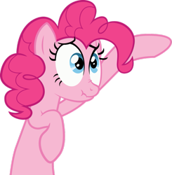 Size: 885x902 | Tagged: safe, pinkie pie, earth pony, pony, scrunchy face, simple background, transparent background, vector