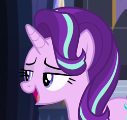 Size: 487x460 | Tagged: safe, screencap, starlight glimmer, pony, every little thing she does, solo
