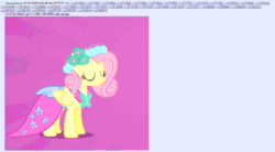 Size: 1232x680 | Tagged: safe, fluttershy, pegasus, pony, /mlp/, 4chan, 4chan get, animated, dancing, get